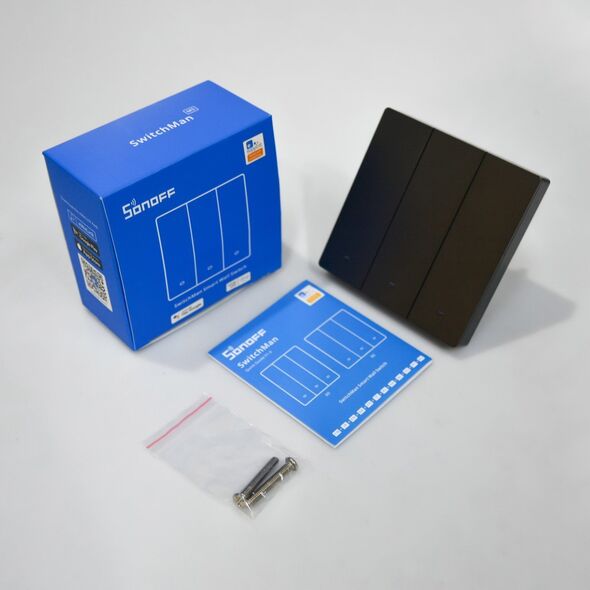 Sonoff Sonoff 3-kanałowy Przełącznik Ścienny Smart Wi-Fi M5-3C-86