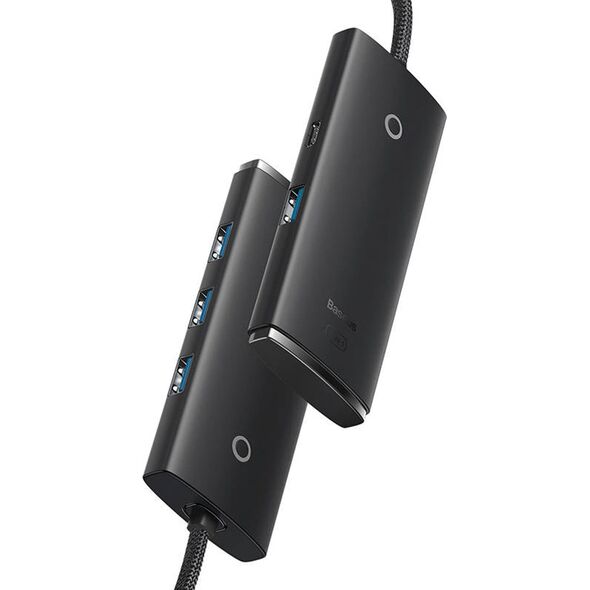HUB USB Baseus HUB USB 4-portowy USB-C 25CM (25CM)