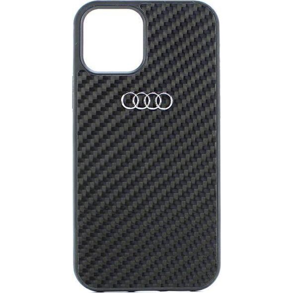 Audi Audi Carbon Fiber iPhone 12/12 Pro 6.1" czarny/black hardcase AU-TPUPCIP12P-R8/D2-BK