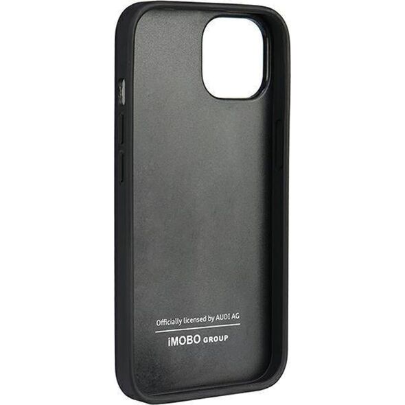 Audi Audi Genuine Leather iPhone 12/12 Pro 6.1" czarny/black hardcase AU-TPUPCIP12P-Q8/D1-BK
