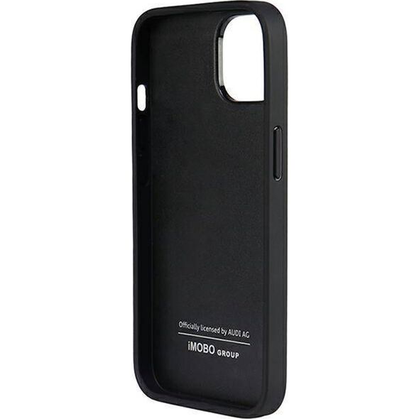 Audi Audi Genuine Leather iPhone 14 6.1" czarny/black hardcase AU-TPUPCIP14-Q8/D1-BK