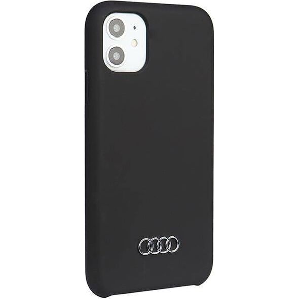 Audi Audi Silicone Case iPhone 12/12 Pro 6.1" czarny/black hardcase AU-LSRIP12P-Q3/D1-BK