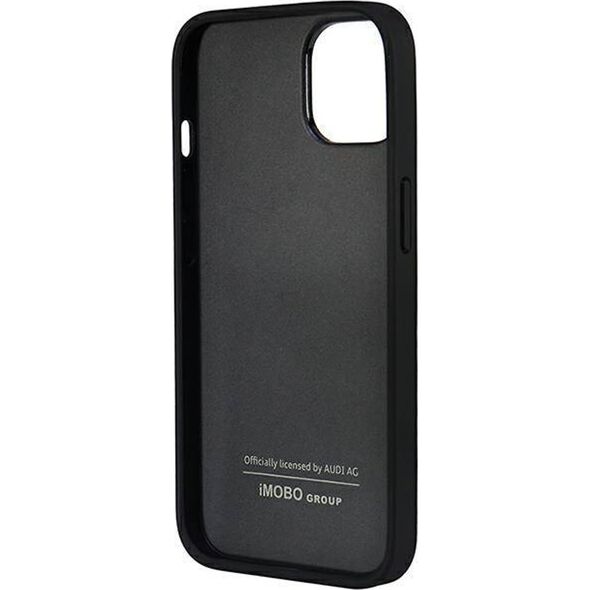 Audi Audi Synthetic Leather iPhone 14 6.1" czarny/black hardcase AU-TPUPCIP14-TT/D1-BK