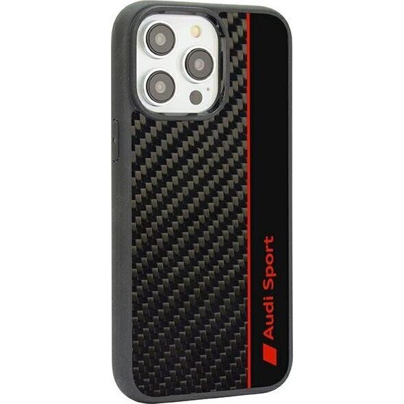 DefaultBrand Audi Carbon Fiber iPhone 14 Pro Max 6.7" czarny/black hardcase AUS-TPUPCIP14PM-R8/D1-BK