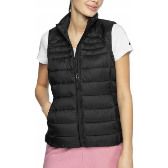 4f Kamizelka damska puchowa 4F F091 głęboka czerń 4FSS23TDJAF091 20S XL