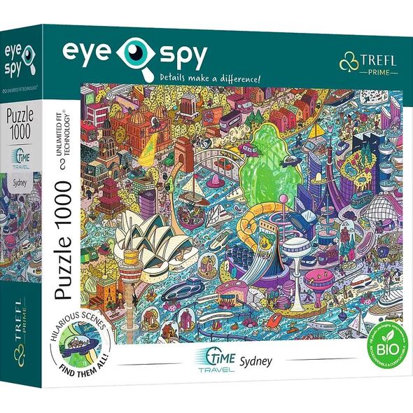 Trefl Puzzle 1000 element?w UFT EYE-SPY Time Travel Sydney Australia