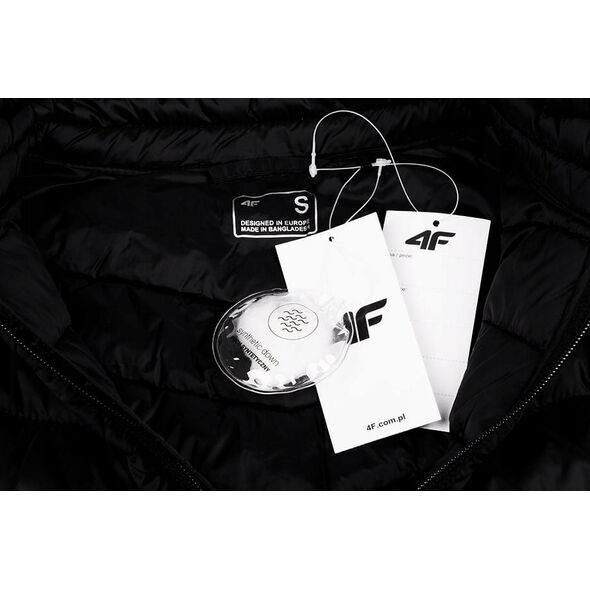 4f Kurtka damska puchowa 4F F094 głęboka czerń 4FSS23TDJAF094 20S M