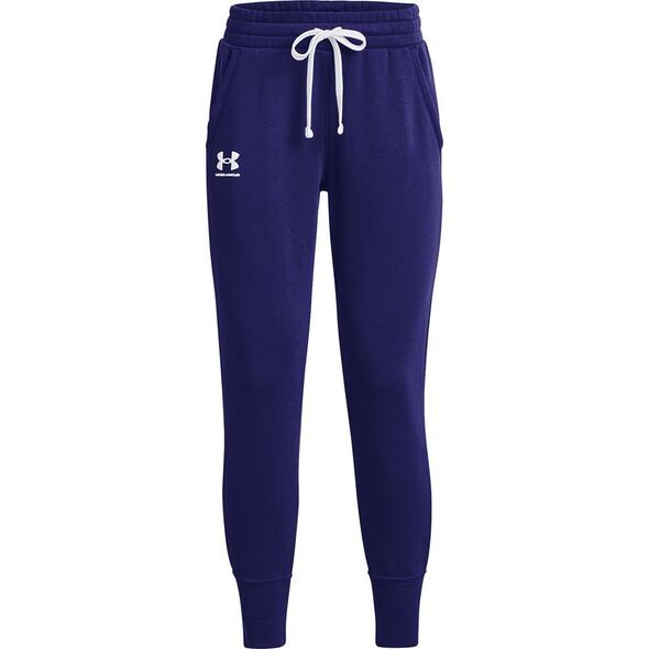 Under Armour Spodnie damskie Under Armour Rival Fleece granatowe 1356416 468 S