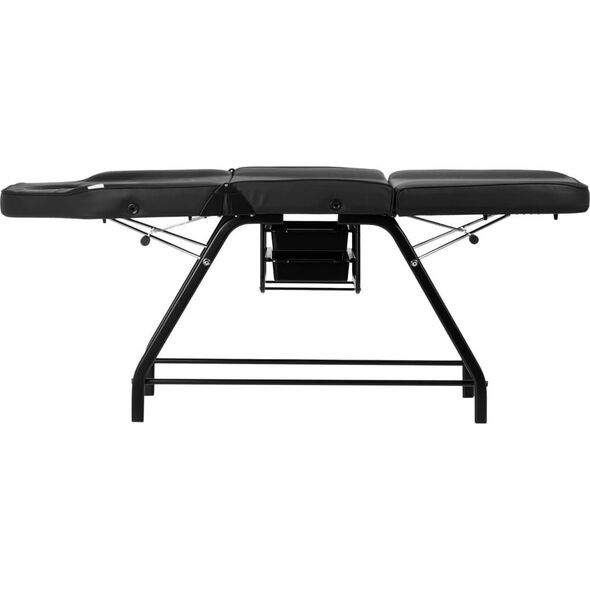 Activeshop Fotel kosmetyczny 557A z kuwetami czarny