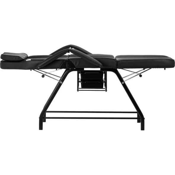 Activeshop Fotel kosmetyczny 557A z kuwetami czarny