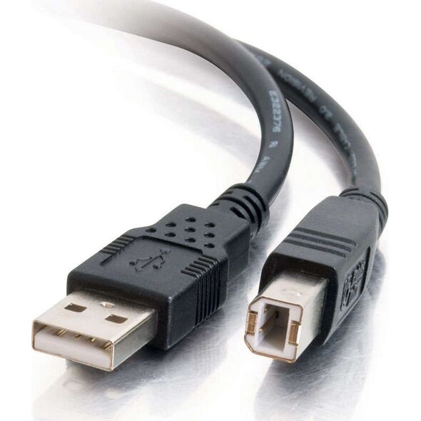 Kabel USB C2G USB-A - USB-B 2 m Czarny (28102)