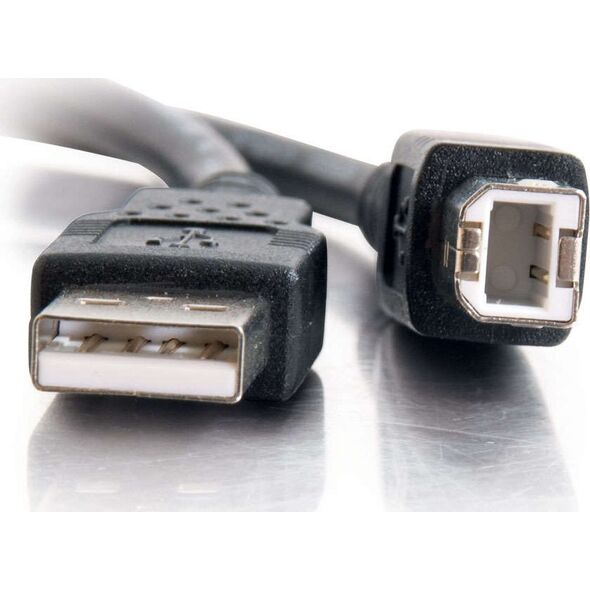 Kabel USB C2G USB-A - USB-B 2 m Czarny (28102)