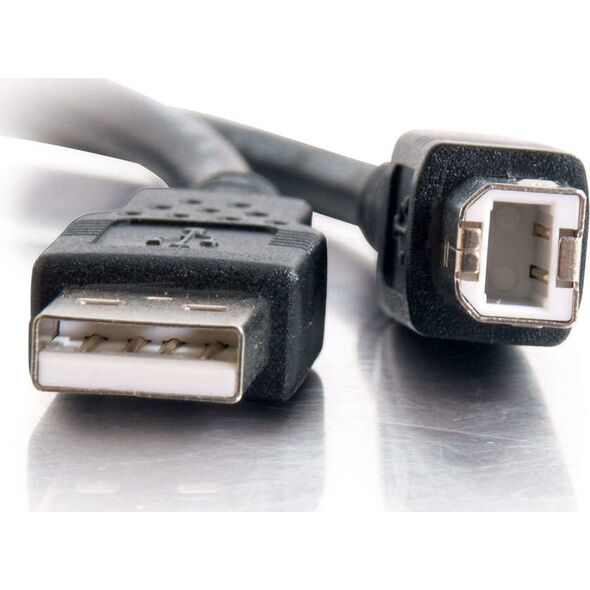 Kabel USB C2G USB-A - USB-B 2 m Czarny (28102)