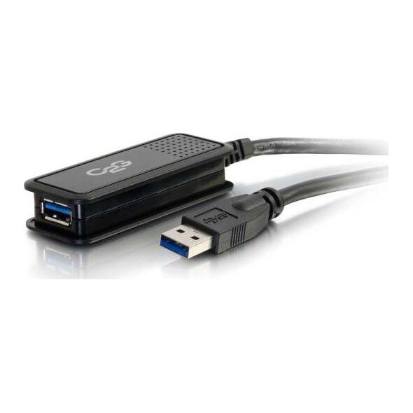 Kabel USB C2G USB-A - USB-A 5 m Czarny (89943)