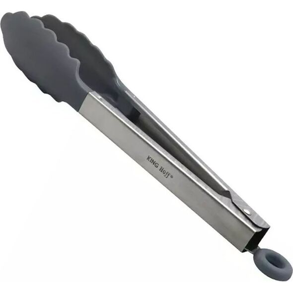 KingHoff Szczypce kuchenne 9" solidne metal-nylon szare Kinghoff KH 1741