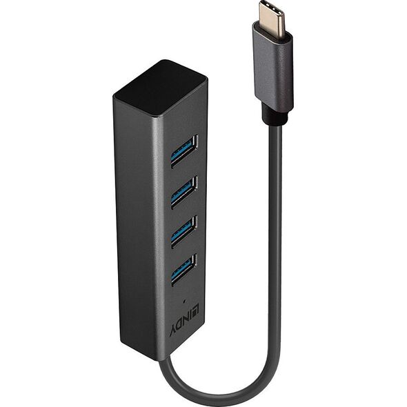 HUB USB Lindy LINDY USB 3.2 Typ C Hub 4 Port