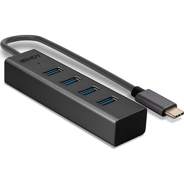 HUB USB Lindy LINDY USB 3.2 Typ C Hub 4 Port