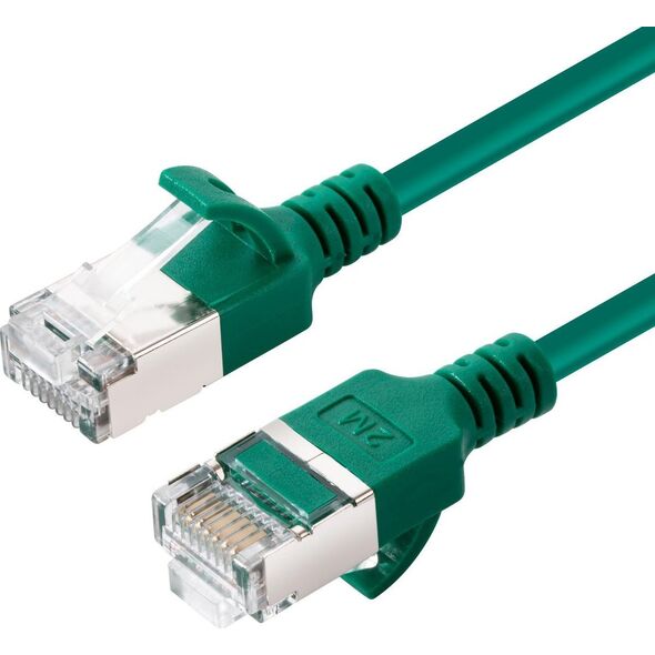 MicroConnect CAT6A U-FTP Slim, LSZH, 2m