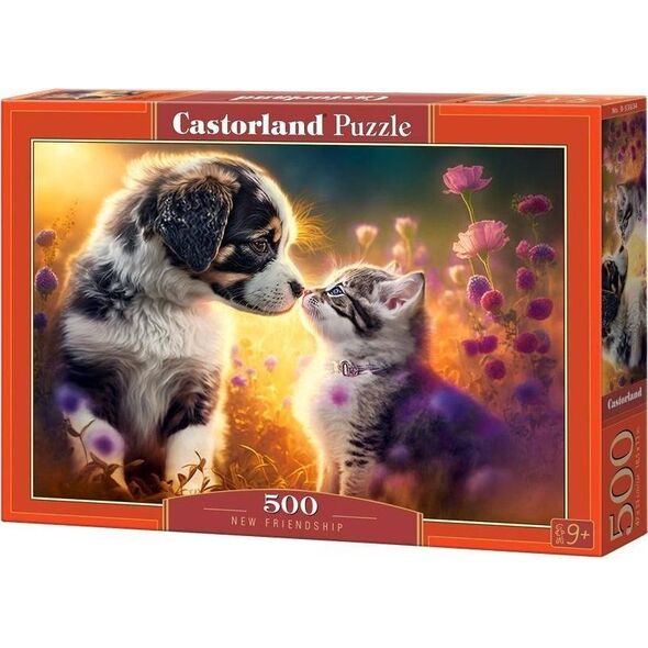 Castorland Puzzle 500 element?w Kotek piesek nowa przyja??