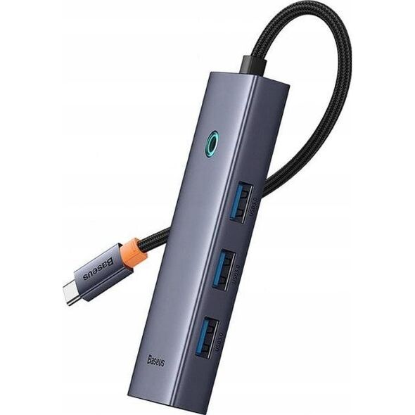 HUB USB Baseus Hub 6w1 Baseus UltraJoy USB-C do HDMI4K@60Hz+4xUSB 3.0+PD (szary)