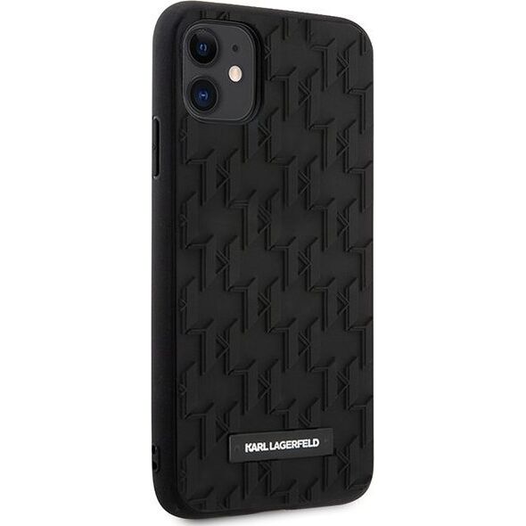 Karl Lagerfeld Etui Karl Lagerfeld KLHCN61RUPKLPK Apple iPhone 11/XR hardcase czarny/black 3D Monogram
