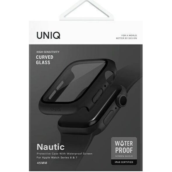 Uniq Etui UNIQ Nautic Apple Watch 7/8 45mm czarny/black