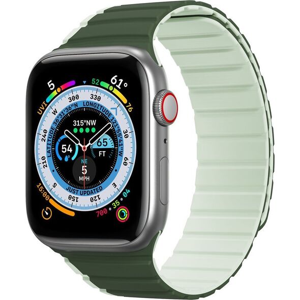 DUXDUCIS Pasek magnetyczny Dux Ducis Strap (LD Version) Apple Watch 4/5/6/7/SE/8/Ultra 44/45/49mm zielony