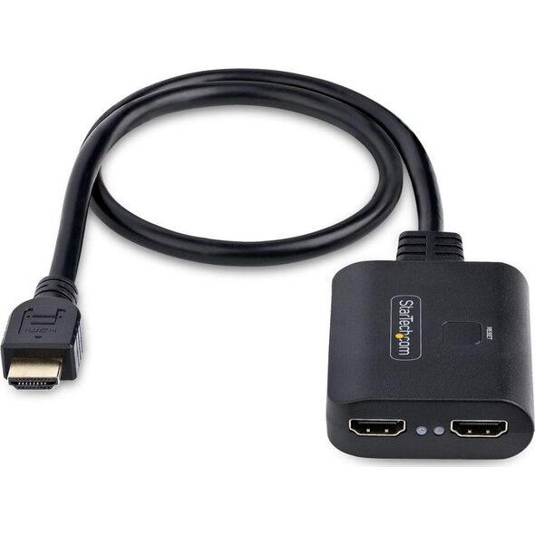 StarTech Kabel HDMI Startech HDMI-SPLITTER-4K60UP Czarny