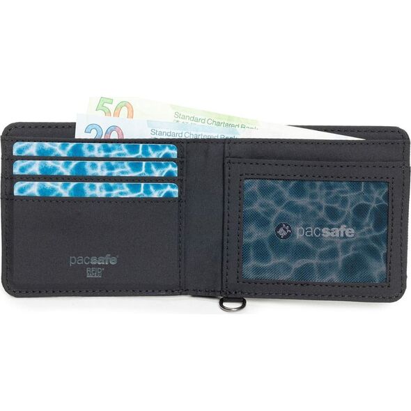 Pacsafe RFIDsafe bifold wallet Black