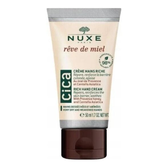 Nuxe Nuxe, Reve de Miel Cica, Vegan, Hydrating, Hand Cream, 50 ml For Women