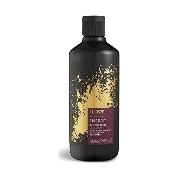 I love I Love, Wellness Energy, Vegan, Orange & Bergamot, Cleansing, Shower Gel, For All Skin Types, 500 ml Unisex