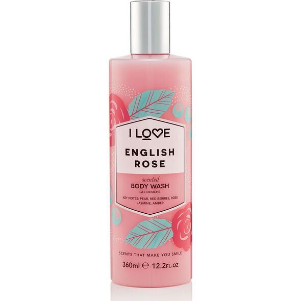 I love I Love, English Rose, Hydrating, Shower Gel, 360 ml Unisex