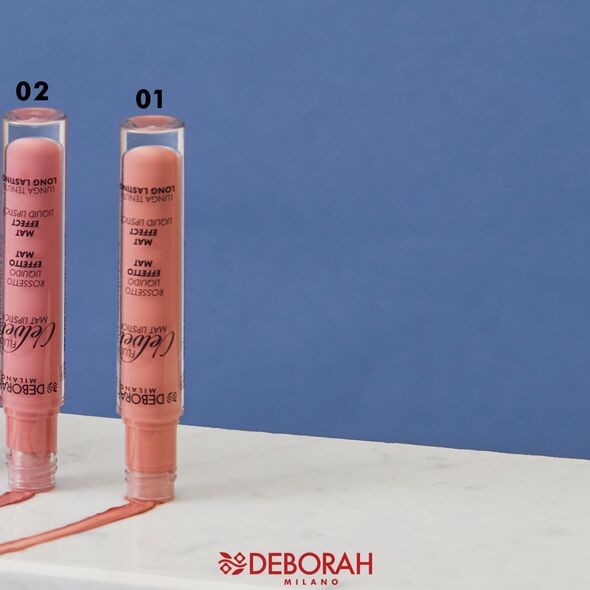 Deborah Deborah, Fluid Velvet, Matte, Liquid Lipstick, 53, Brown, 4.5 g For Women