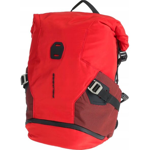 Plecak turystyczny Piquadro Piquadro, Piquadro, Nylon, Backpack, Red, Laptop And Ipad Wallet Key Holder, Unisex Unisex
