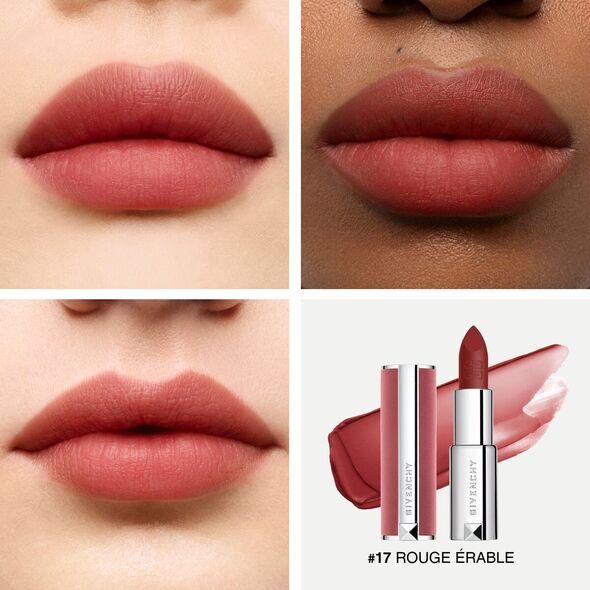 Givenchy Givenchy, Le Rouge Sheer Velvet, Matte, Cream Lipstick, 17, Rouge Erable, Refillable, 3.4 g For Women