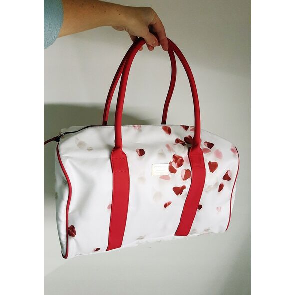 Escada Escada, Celebrate N.O.W., Weekend Bag, GWP Travel Bag, White For Women