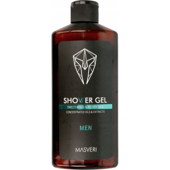 MASVERI Masveri, Sweet Wood, Shower Gel, 200 ml For Men