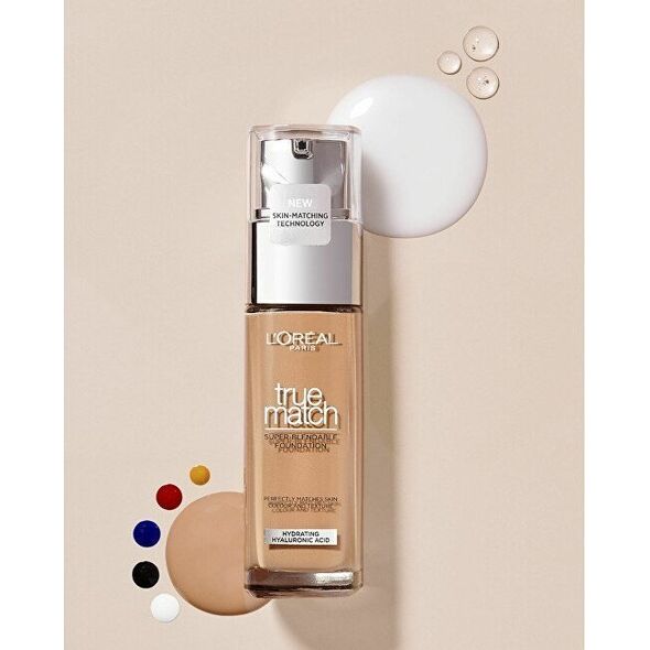 L’Oreal Paris L'Oreal Paris, True Match, Liquid Foundation, 10.N, Cacao, SPF 16, 30 ml For Women