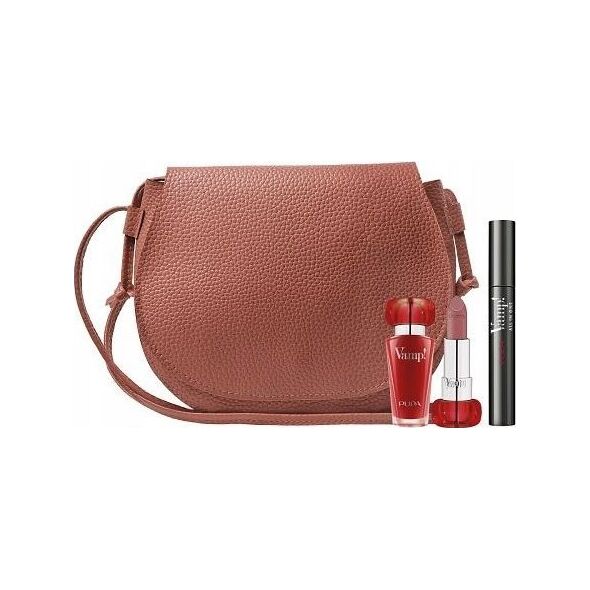 Pupa Set Pupa: Vamp!, Paraben-Free, Curving, Mascara, 101, Extra Black, 9 ml + Vamp!, Paraben-Free, Volume, Cream Lipstick, 103, Tea Rose, 3.5 g For Women