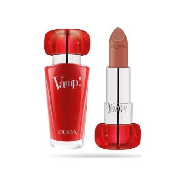 Pupa Pupa, Vamp!, Paraben-Free, Volume, Cream Lipstick, 106, Cappucino, 3.5 g For Women