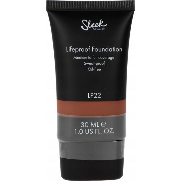 Sleek MakeUP Sleek MakeUP, Lifeproof, Oil Free, High Cover, Cream Foundation, Lp22, 30 ml For Women