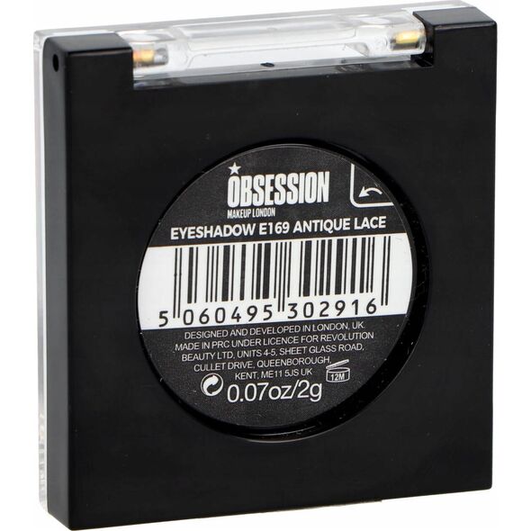 Makeup Revolution Makeup Revolution, Obsession, Eyeshadow Powder, E169, Antique Lace, 2 g For Women