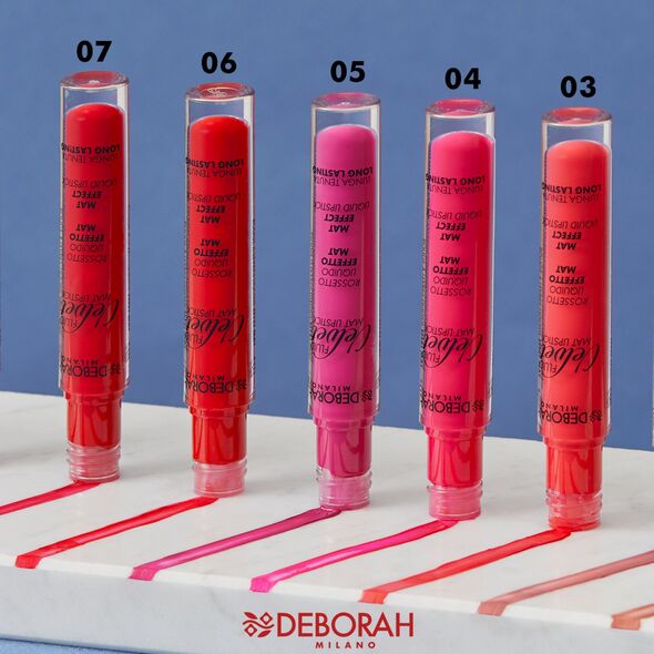 Deborah Deborah, Fluid Velvet, Matte, Liquid Lipstick, 51, Metal Red, 4.5 g For Women