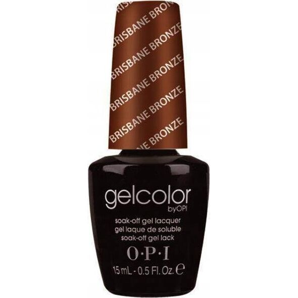 OPI Opi, Gel Color, Semi-Permanent Nail Polish, GC A45, Brisbane Bronze, 15 ml For Women