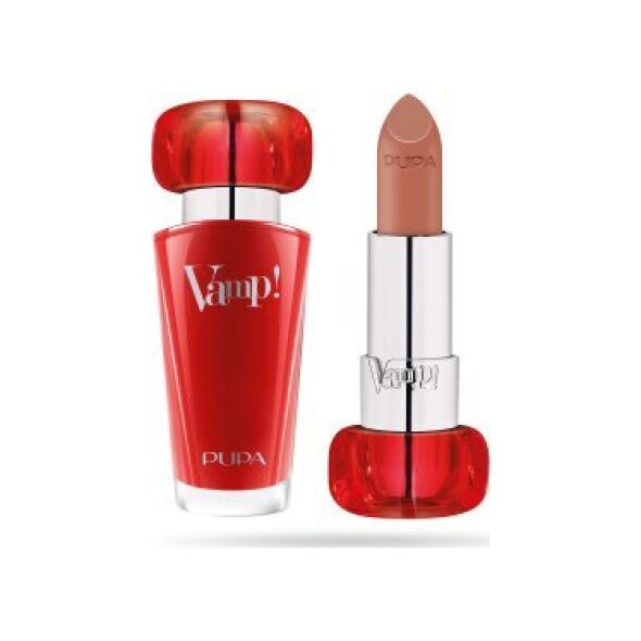 Pupa Pupa, Vamp!, Paraben-Free, Volume, Cream Lipstick, 105, Light Chestnut, 3.5 g For Women