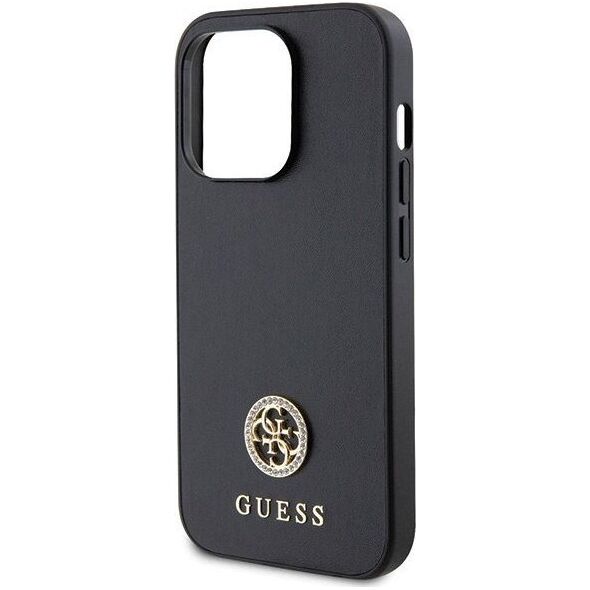 Guess Etui Guess GUHCP14LPS4DGPK Apple iPhone 14 Pro czarny hardcase Strass Metal Logo