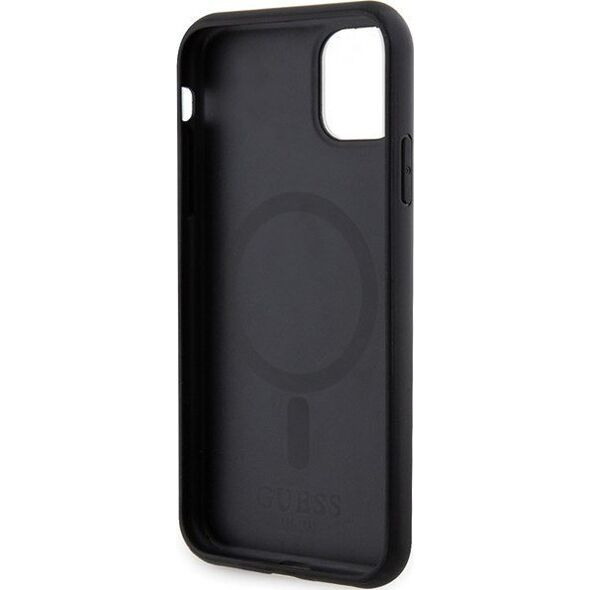 Guess Etui Guess GUHMN61PSAHMCK Apple iPhone 11/XR hardcase Saffiano MagSafe czarny/black