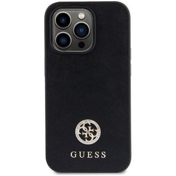 Guess Etui Guess GUHCP13XPS4DGPK Apple iPhone 13 Pro Max hardcase Strass Metal Logo czarny/black