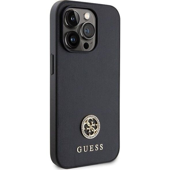 Guess Etui Guess GUHCP13XPS4DGPK Apple iPhone 13 Pro Max hardcase Strass Metal Logo czarny/black