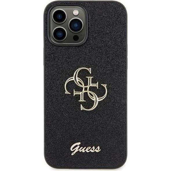 Guess Etui Guess GUHCP13XHG4SGK Apple iPhone 13 Pro Max hardcase Glitter Script Big 4G czarny/black